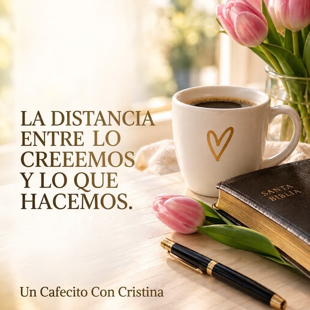 LA DISTANCIA ENTRE LO QUE CREEMOS Y LO QUE HACEMOS
